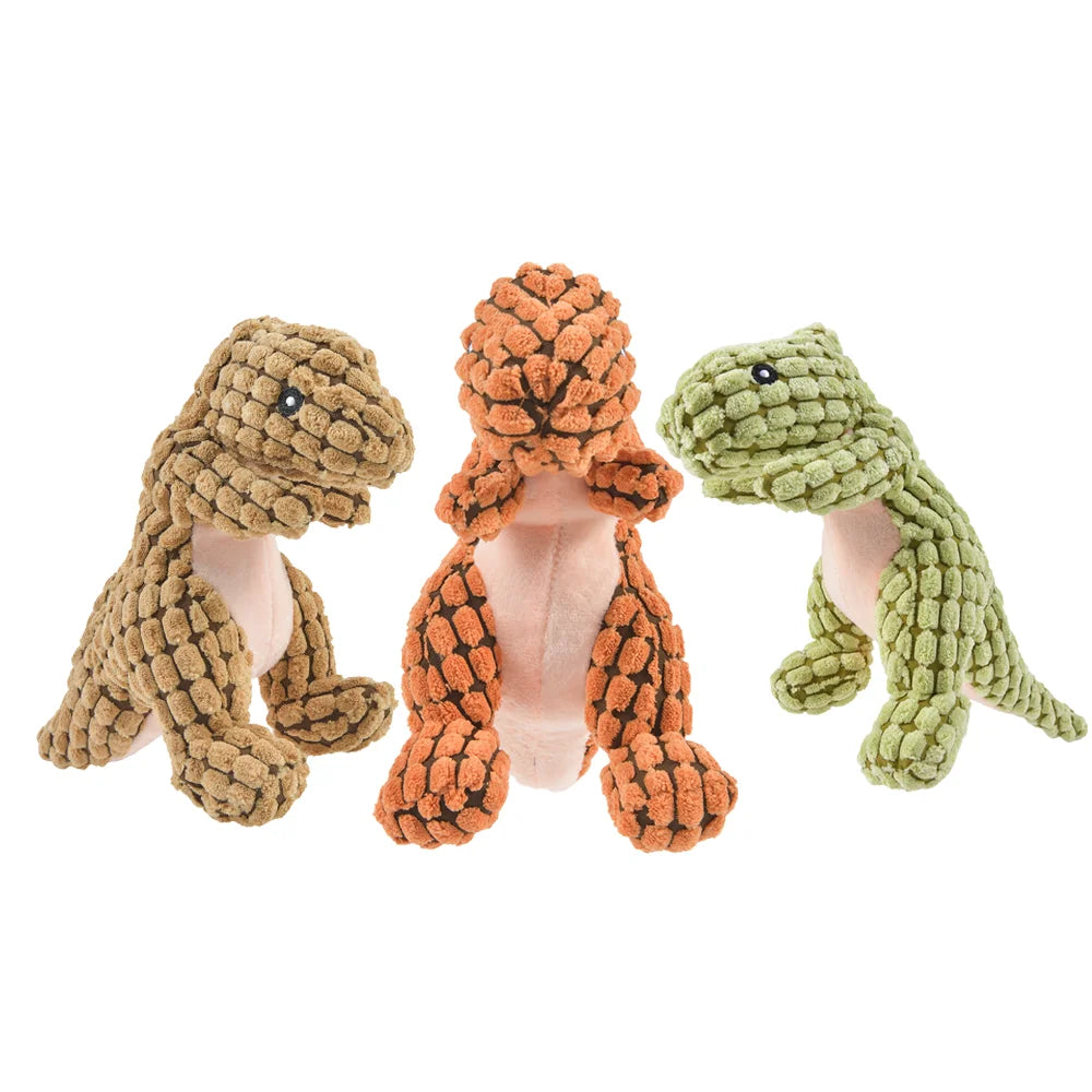 3 Variants - Built to Last and Tough Dino Toy for Dogs